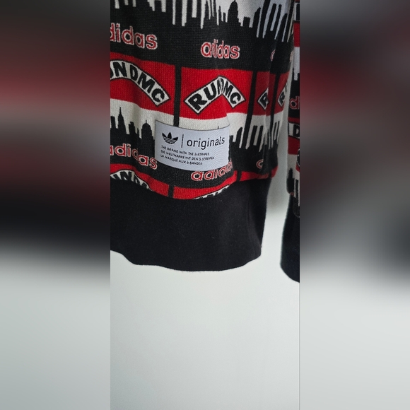 Rare Vintage Adidas Originals x Run DMC Men's Crew Neck Sweatshirt - Picture 3 of 5